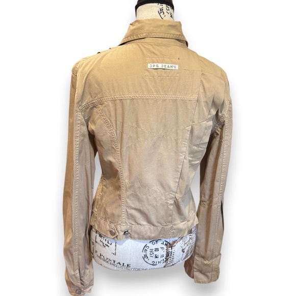 JPG Jean’s by Gaultier Beige Button-Front Jacket – Size D 42 (≈ US Medium) - Picture 2 of 13